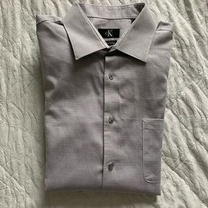 Men’s Calvin Klein button up dress shirt